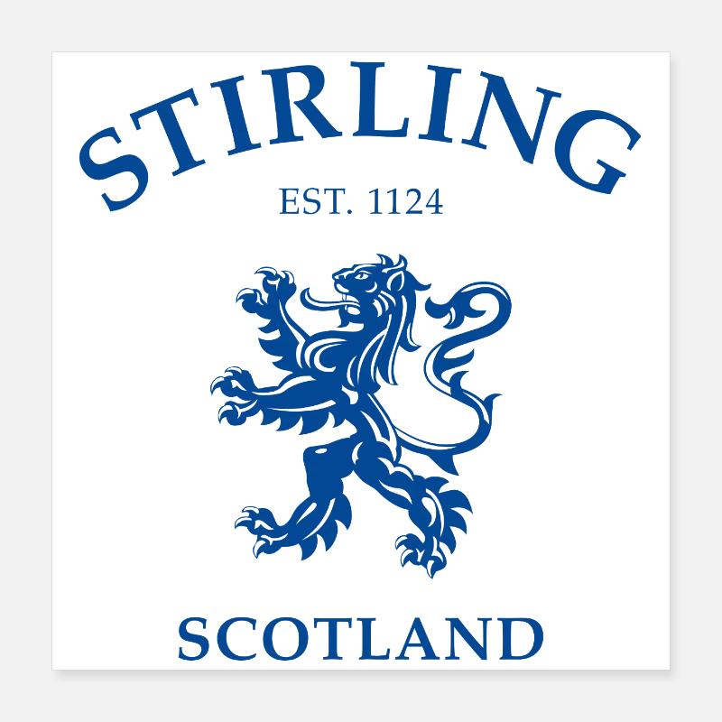 Stirling Scotland Poster 40x40 cm