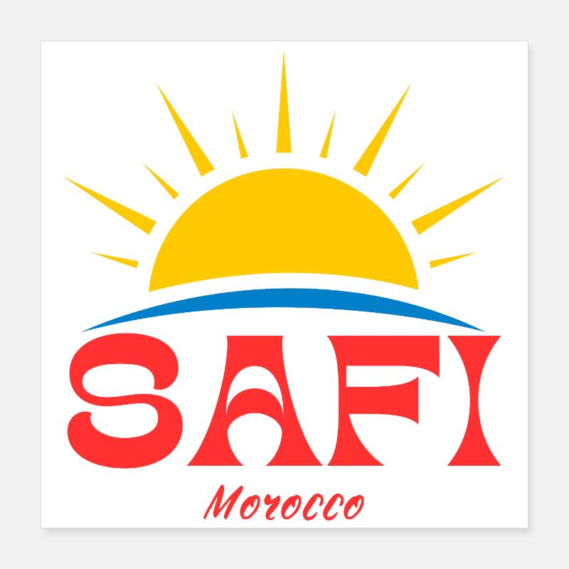 Safi Morocco Sunrise  Poster 16" x 16" (40x40 cm)