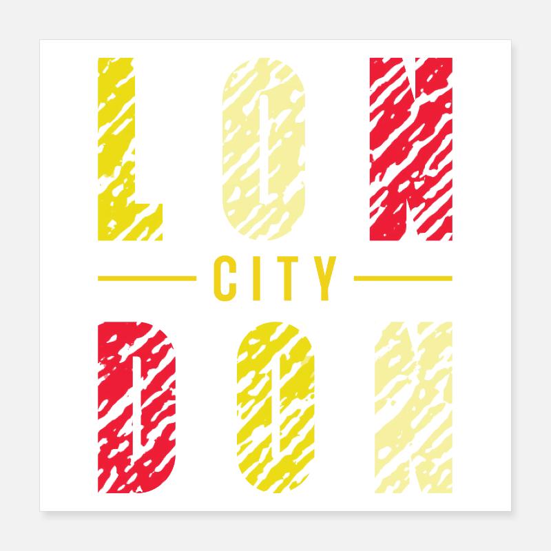 Londres Poster 40 x 40 cm
