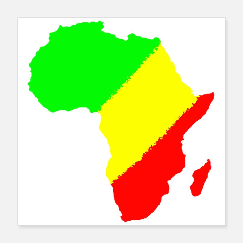 afrique Poster 40 x 40 cm