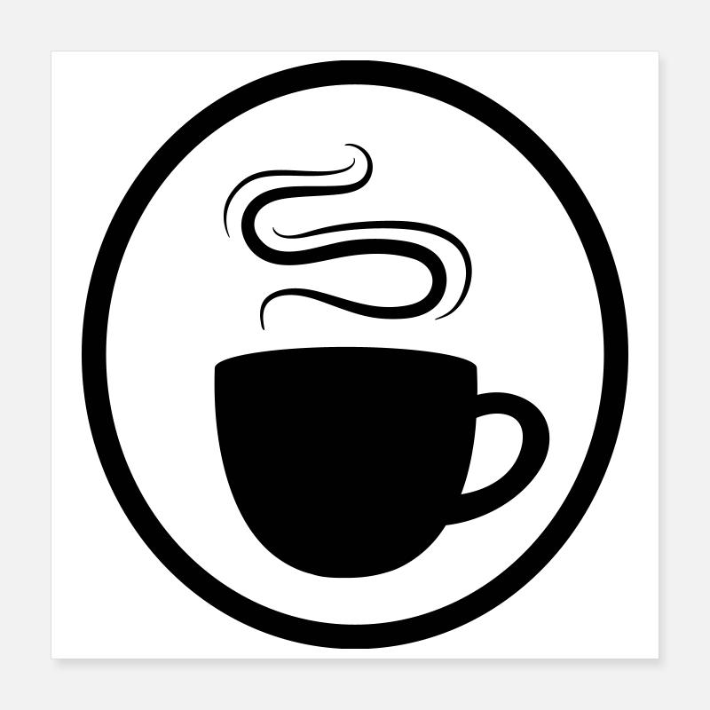Coffee cup Poster 16" x 16" (40x40 cm)