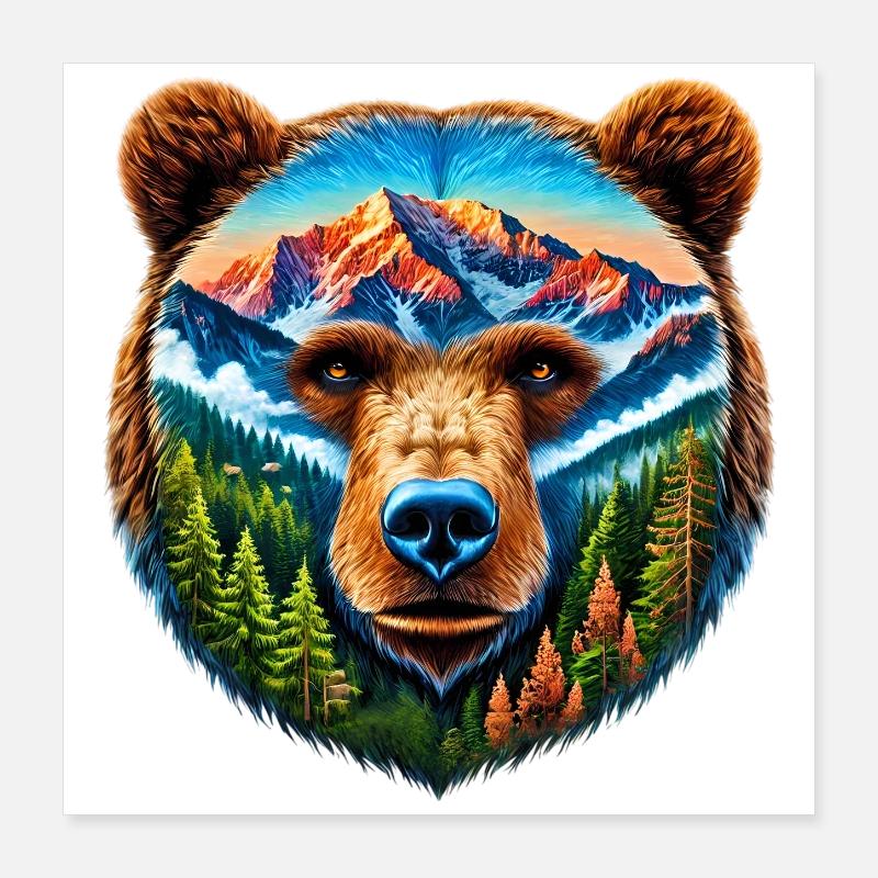 Ours Poster 40 x 40 cm