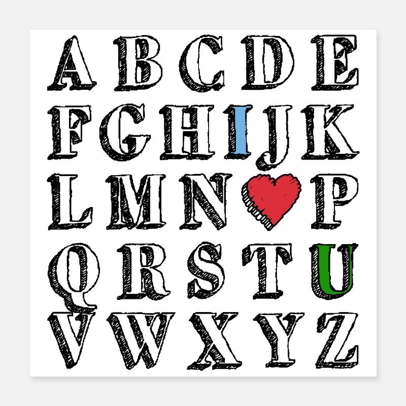 ILU Poster 40x40 cm