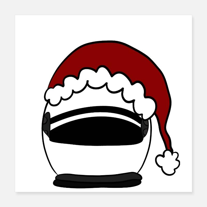 casque Poster 40 x 40 cm