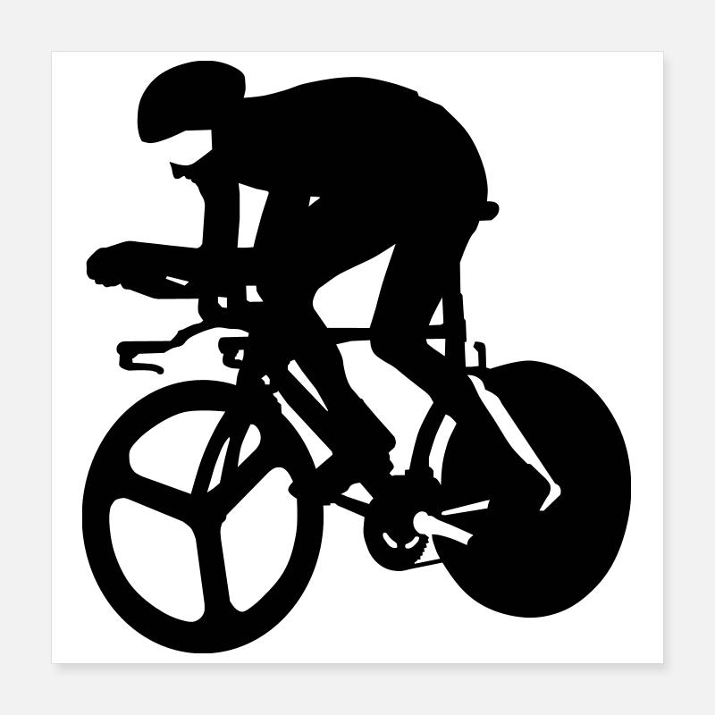 Coureur Poster 40 x 40 cm