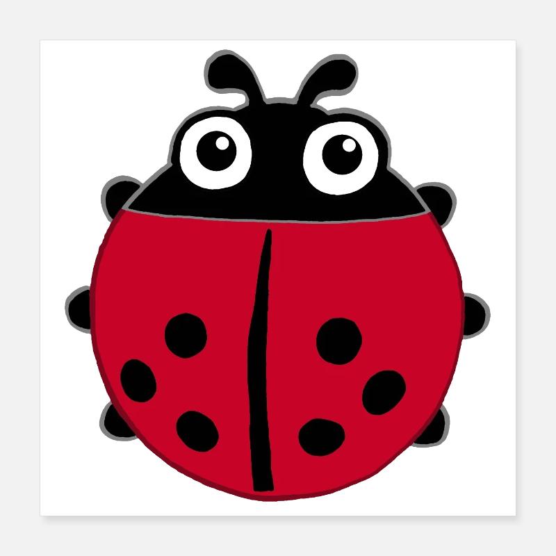 Ladybug Manga Poster 40x40 cm