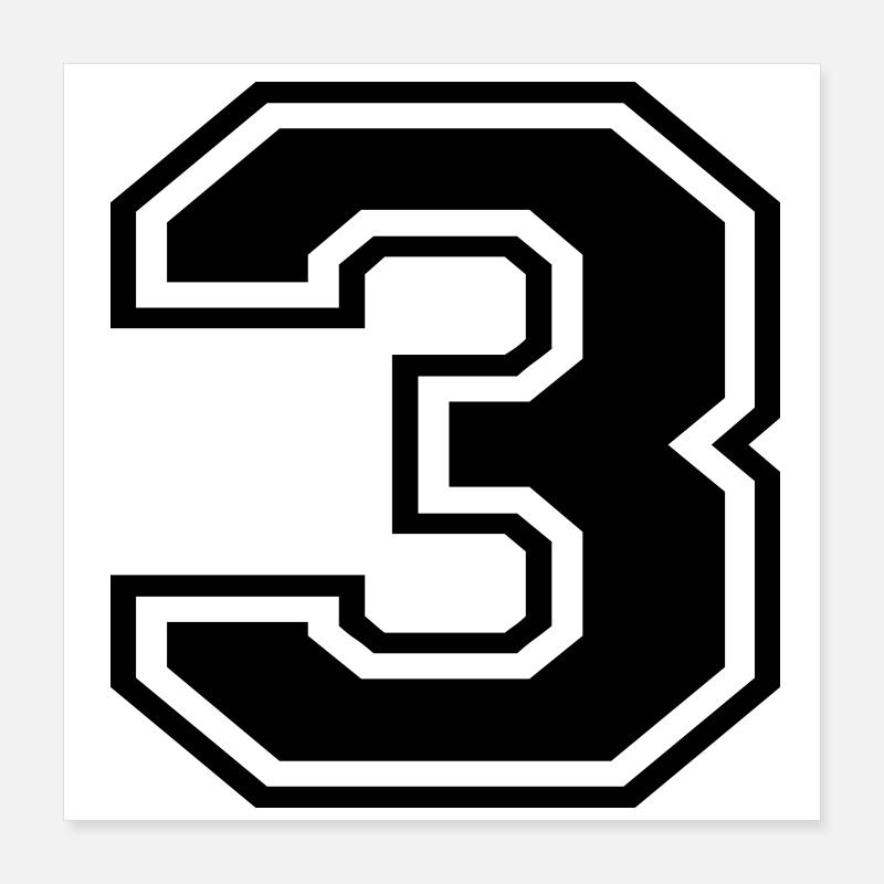 3 Poster 40x40 cm