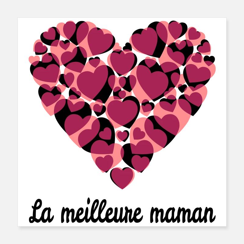 la_meilleure_maman Poster 40 x 40 cm