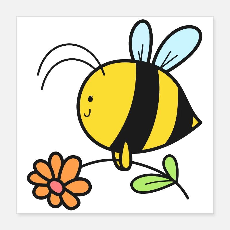 Bee Bees Poster 16" x 16" (40x40 cm)