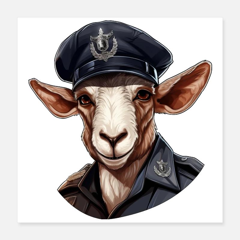 Getter Polis Poster 40x40 cm
