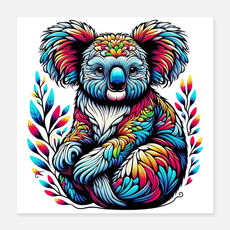 Koala Poster 40x40 cm