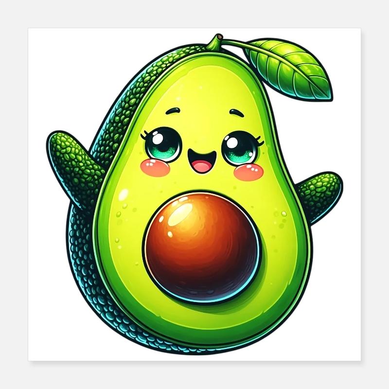 Avocado Poster 16" x 16" (40x40 cm)