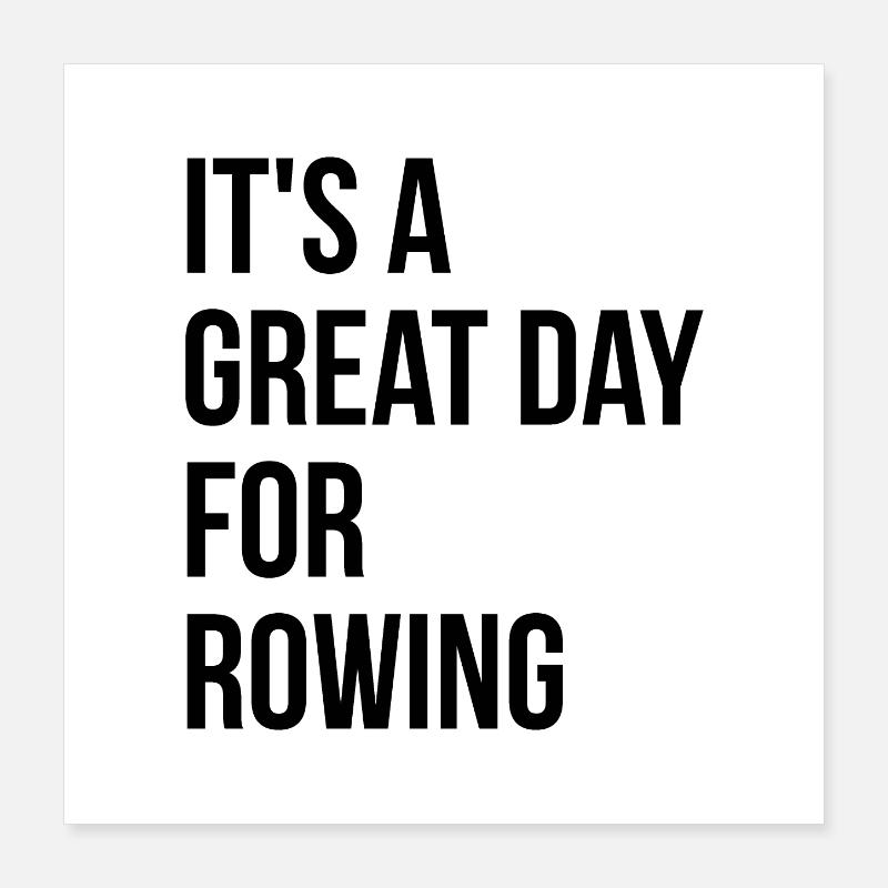 aviron Poster 40 x 40 cm