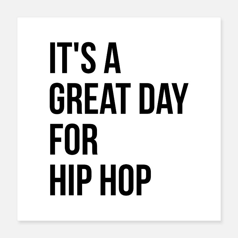 Hip Hop Poster 16" x 16" (40x40 cm)