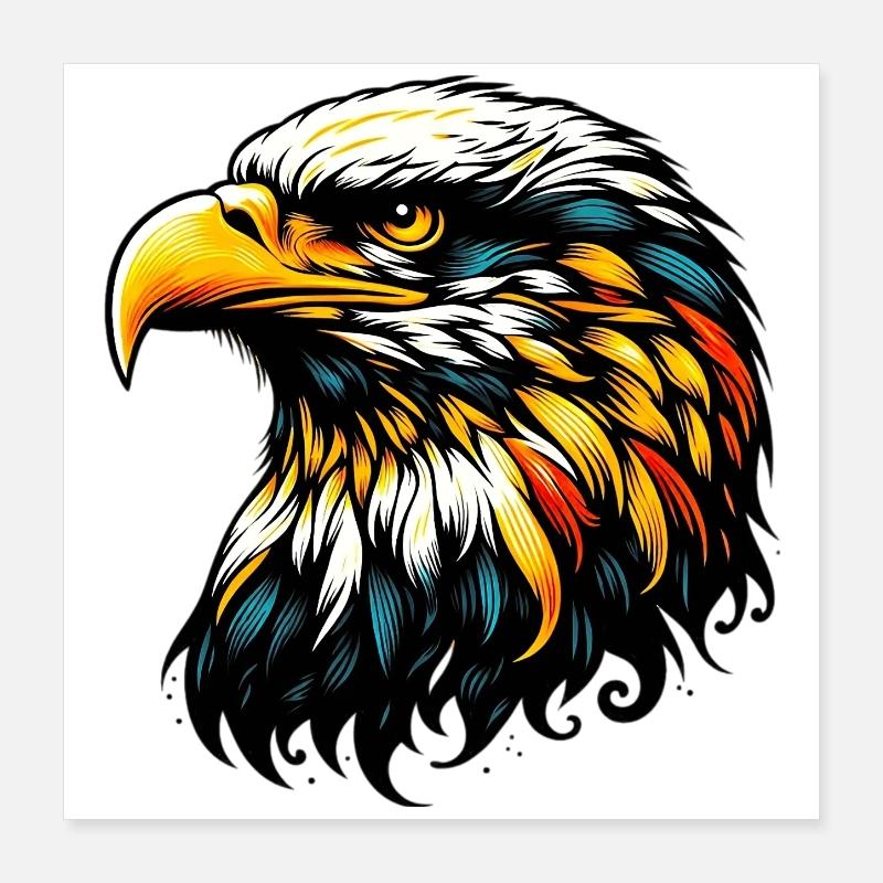 Aigle Poster 40 x 40 cm