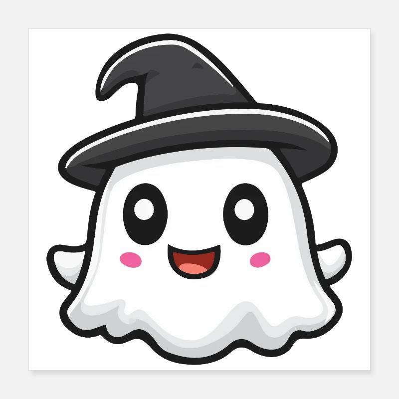 Geist Niedlich Poster 40x40 cm