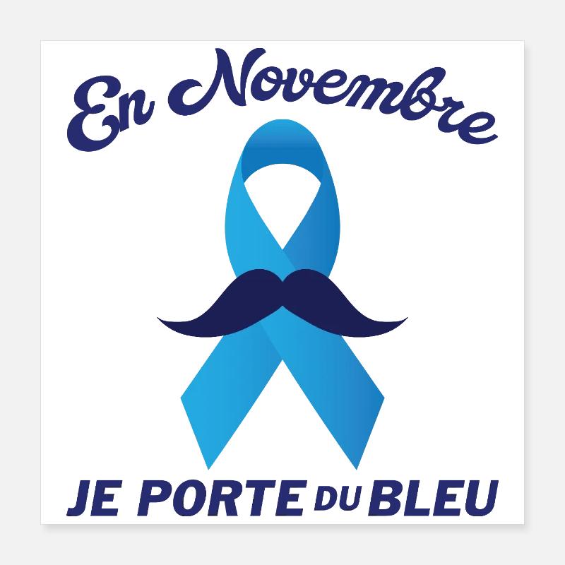 Prostate Cancer Awareness Month Poster 16" x 16" (40x40 cm)