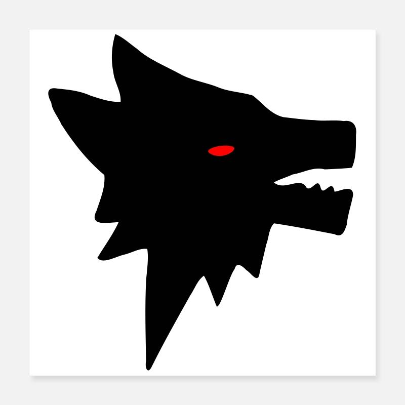 Loup Poster 40 x 40 cm