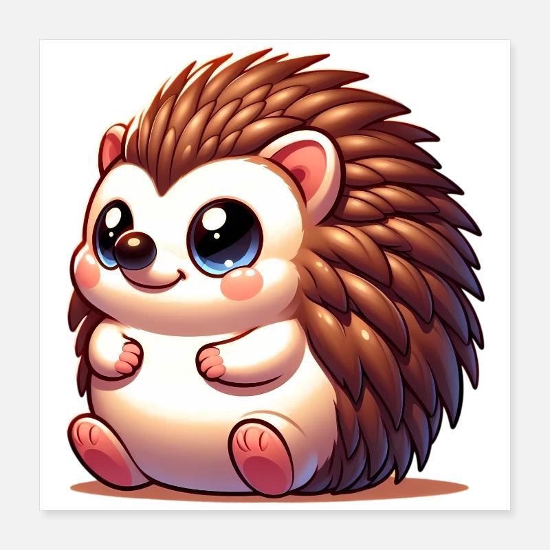 Igel Poster 40x40 cm
