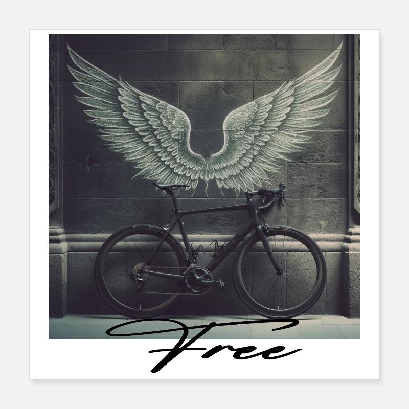 Vélo Poster 40 x 40 cm