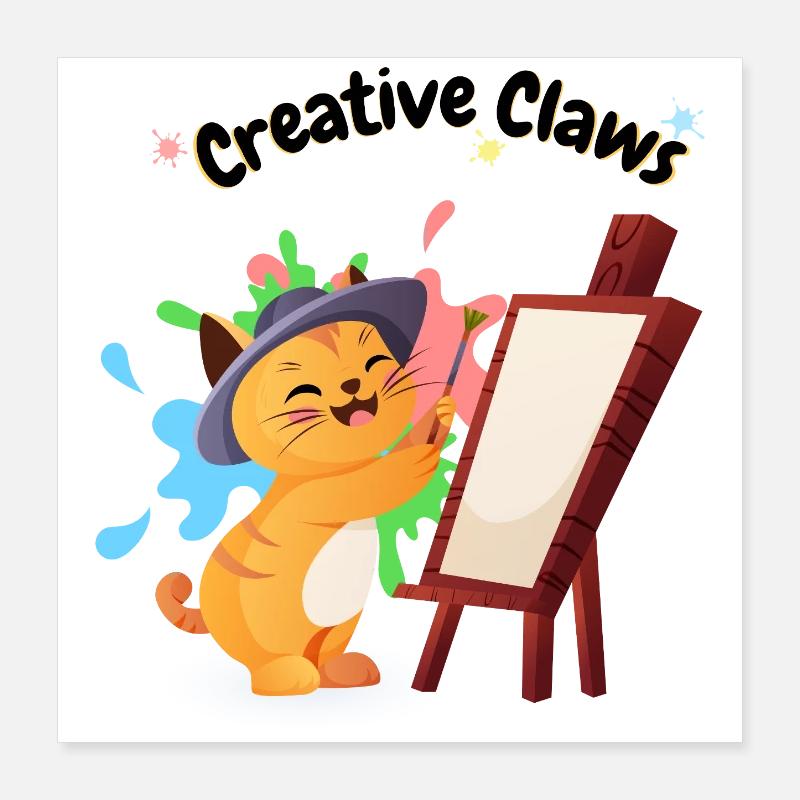 creative_claws Poster 40 x 40 cm