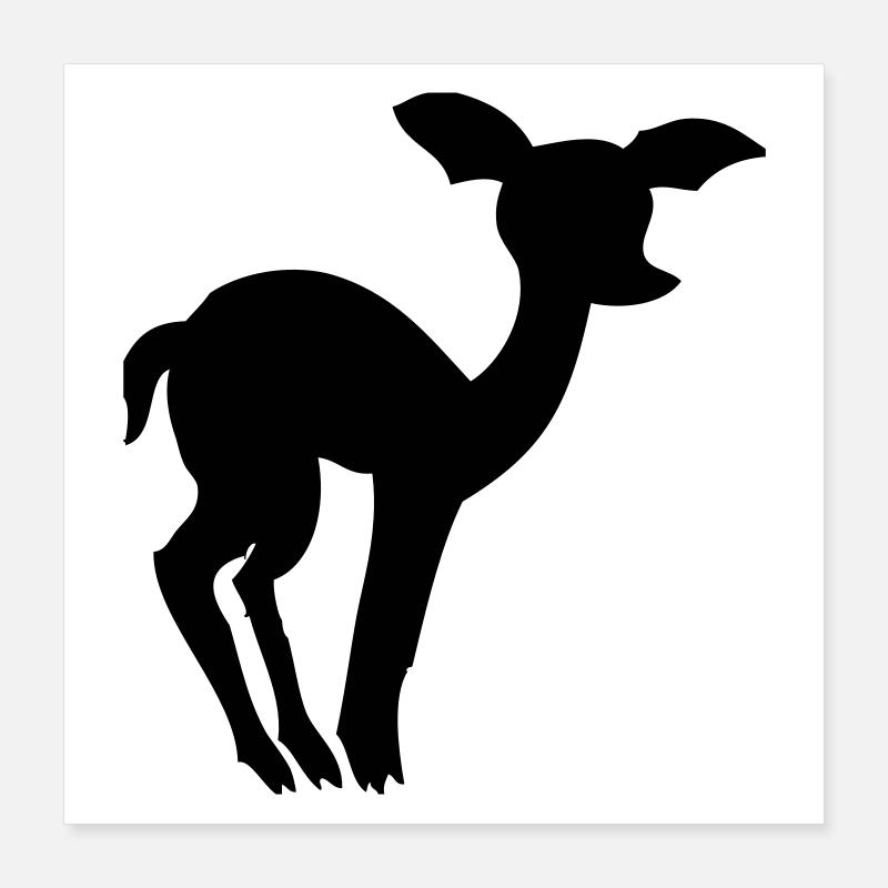 Deer Poster 16" x 16" (40x40 cm)