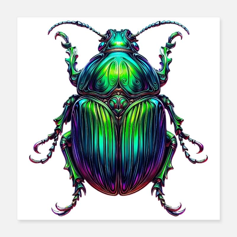 Green Poster 16" x 16" (40x40 cm)