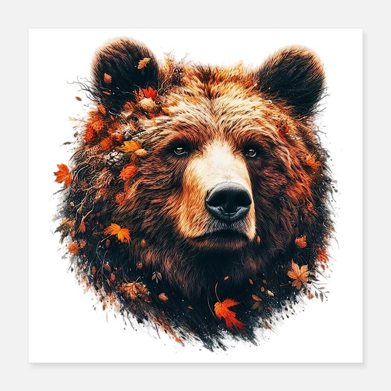 Ours Poster 40 x 40 cm
