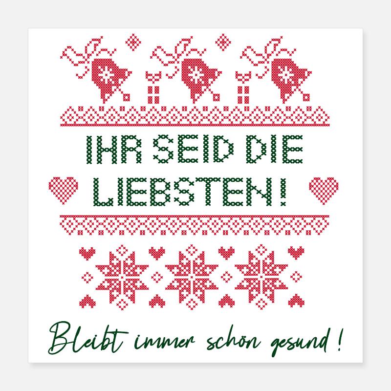 Noël Poster 40 x 40 cm