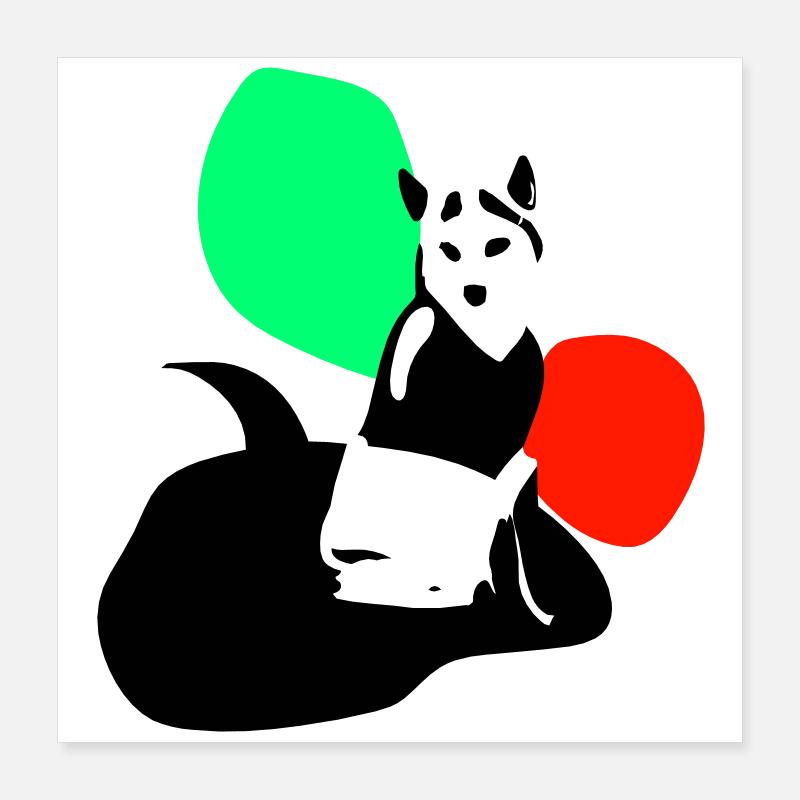 Renard Poster 40 x 40 cm