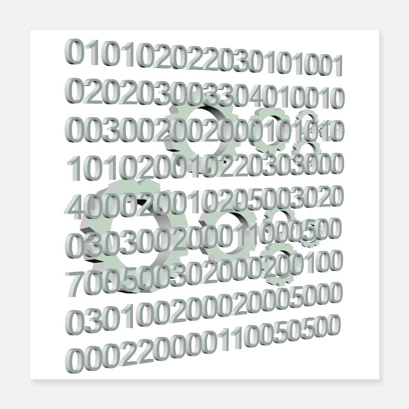 Techniker Technologie Poster 40x40 cm