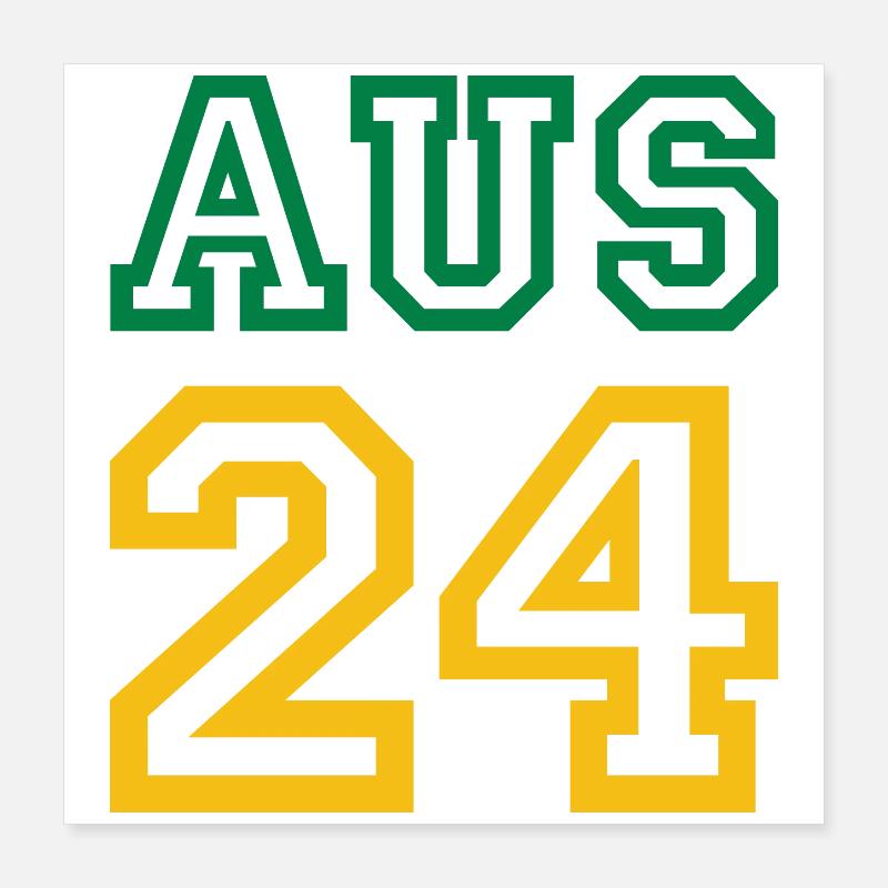 Australia Australien Poster 16" x 16" (40x40 cm)