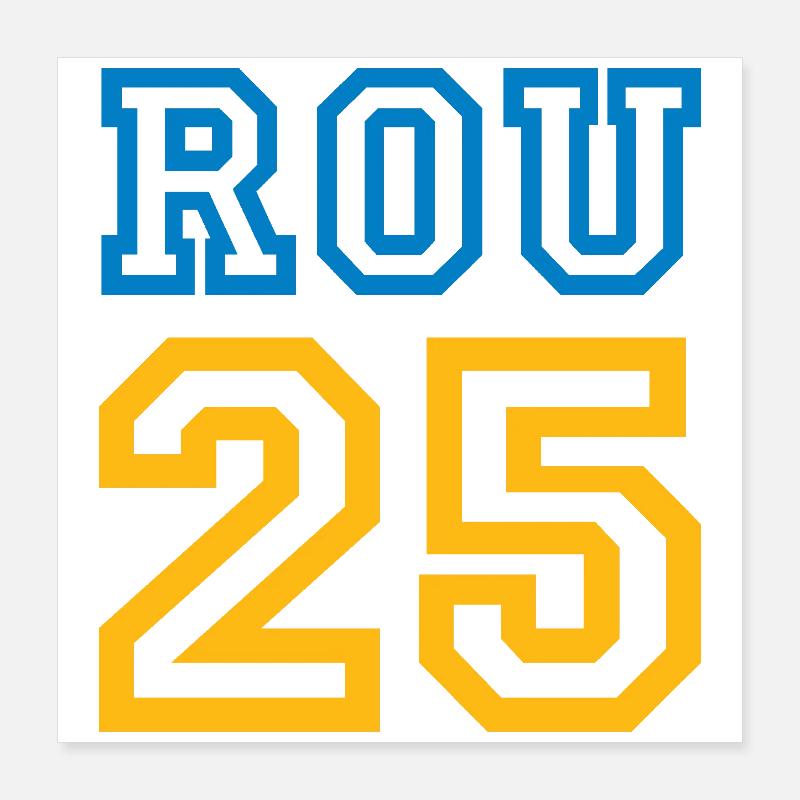 ROMANIA Poster 40x40 cm