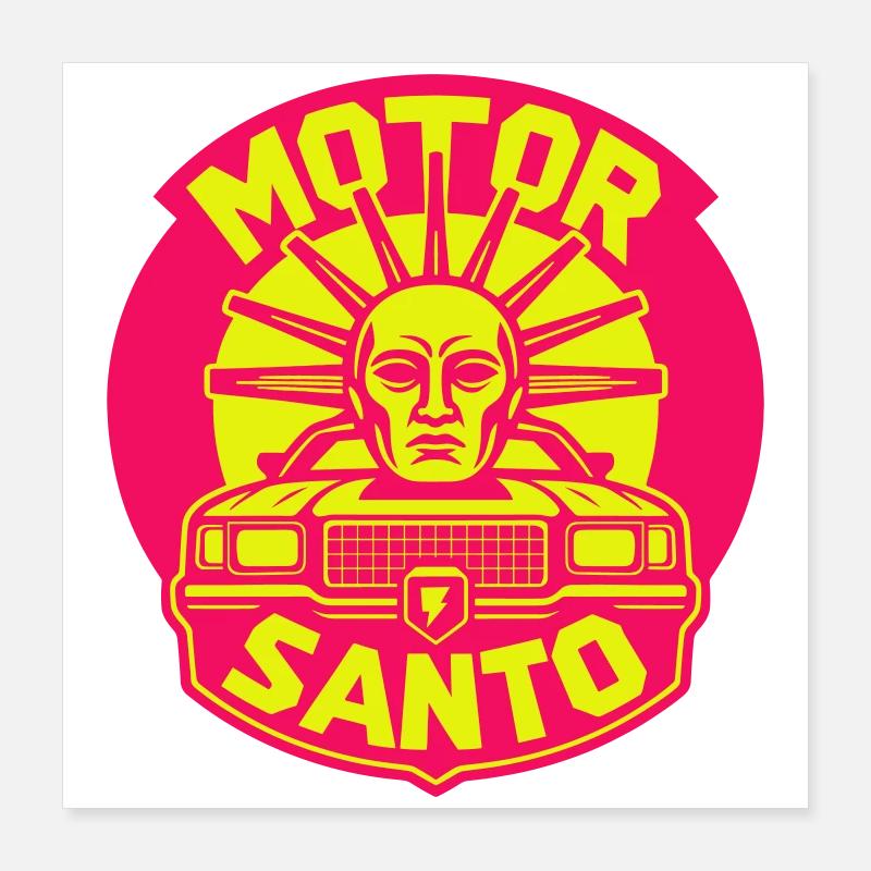 Motor Santo: Phonk-Master Poster 16" x 16" (40x40 cm)