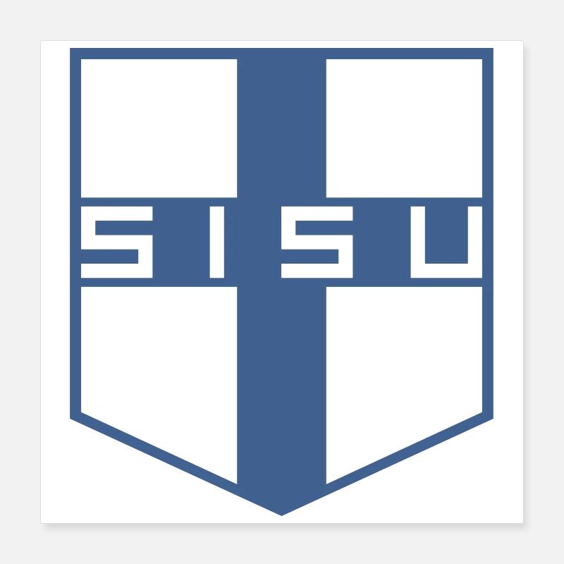 sisu Poster 40 x 40 cm