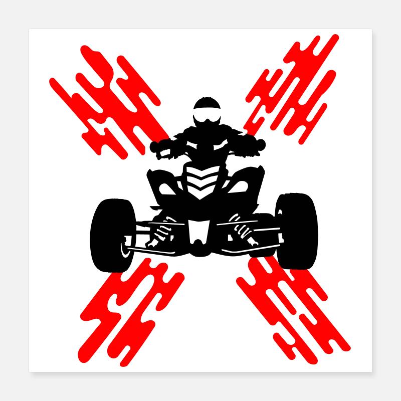 Quad Poster 40x40 cm