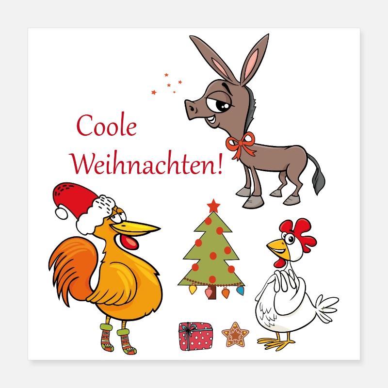 Cool Christmas Poster 16" x 16" (40x40 cm)