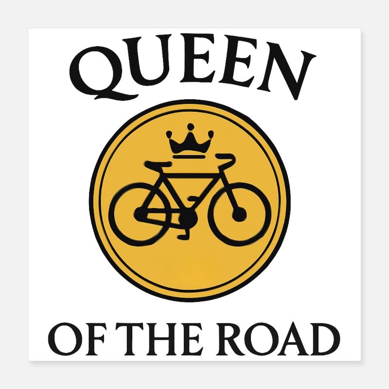 Bicycle Queen Poster 16" x 16" (40x40 cm)