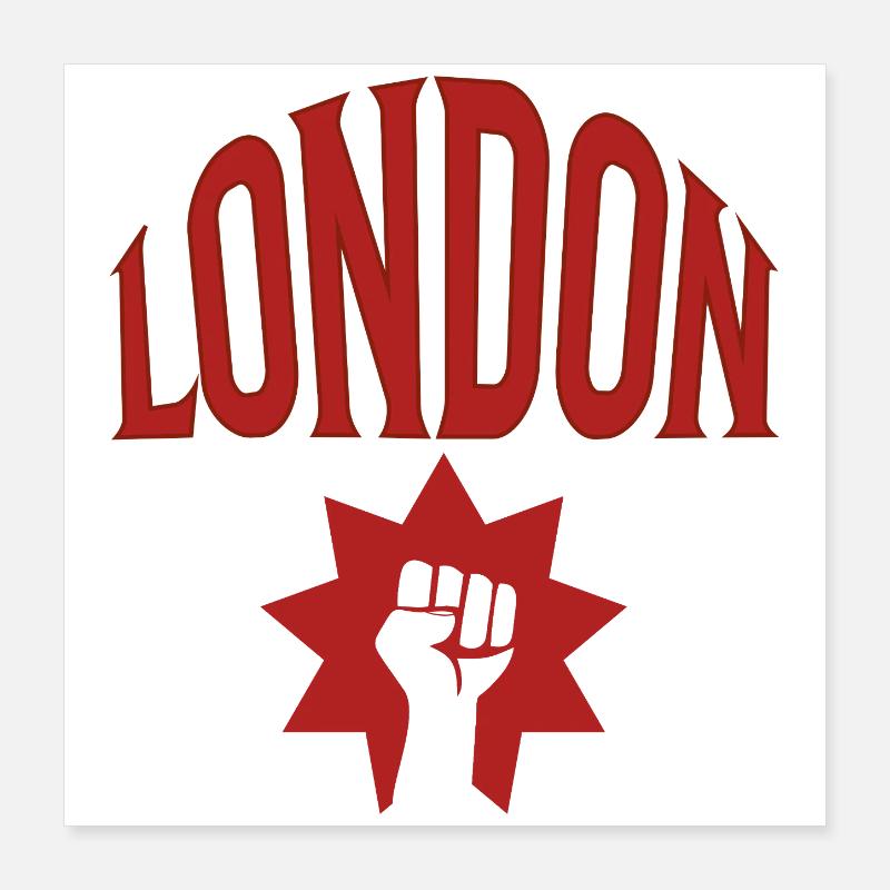 London Poster 40x40 cm