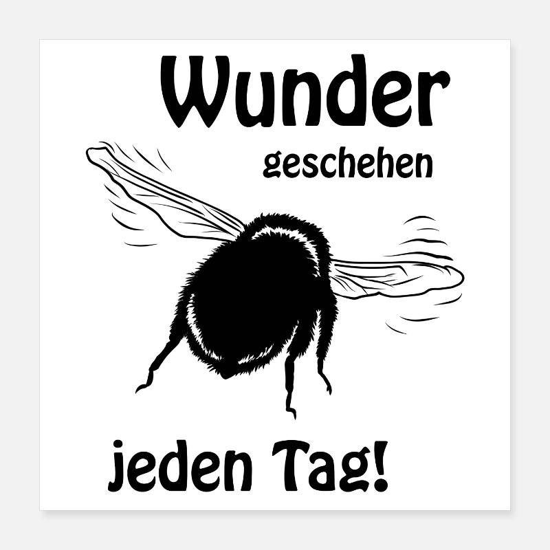 Hummel -Wunder Poster 40x40 cm