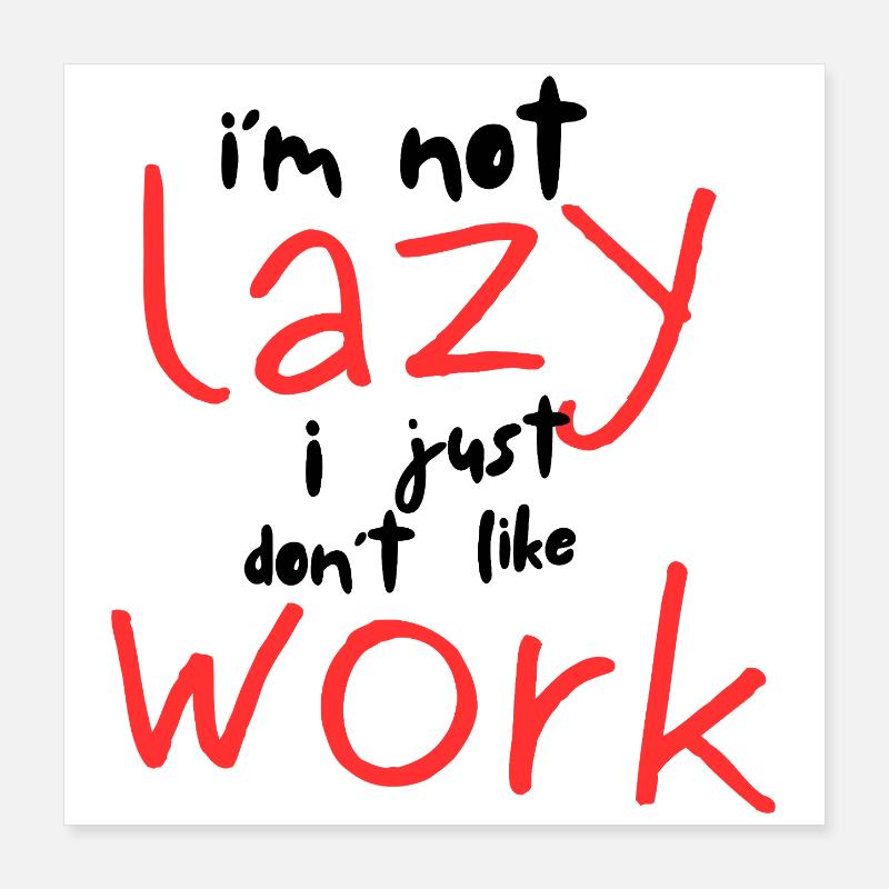 Relaxing subtitles for work and rest Poster 16" x 16" (40x40 cm)