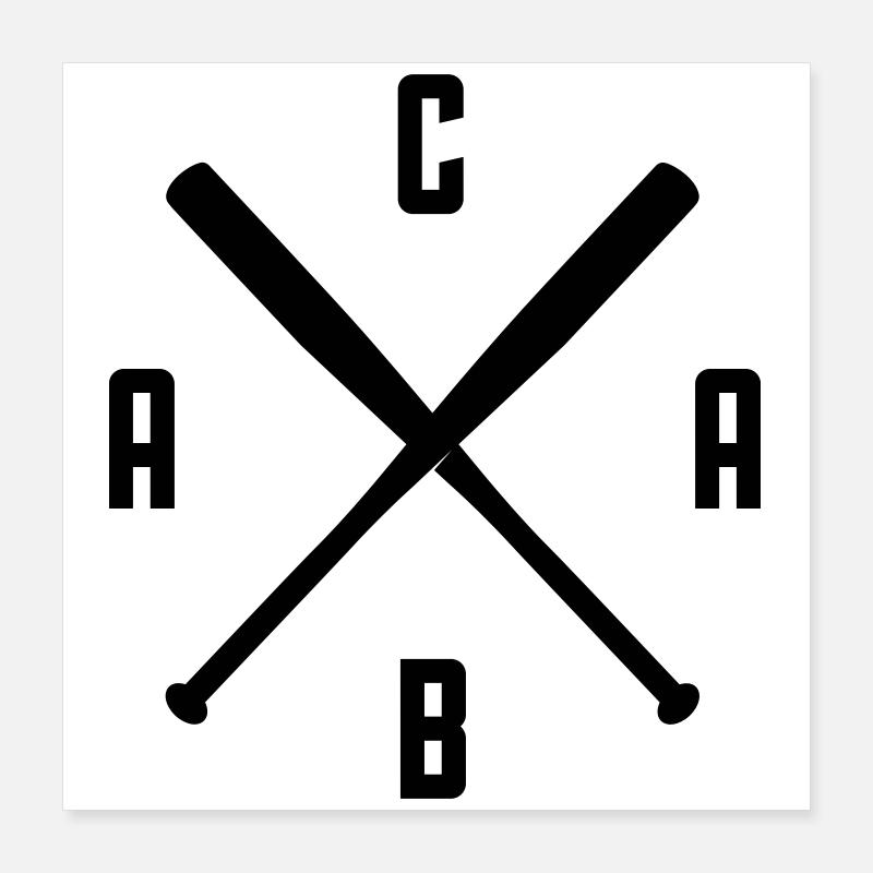 A C A B Poster 40x40 cm