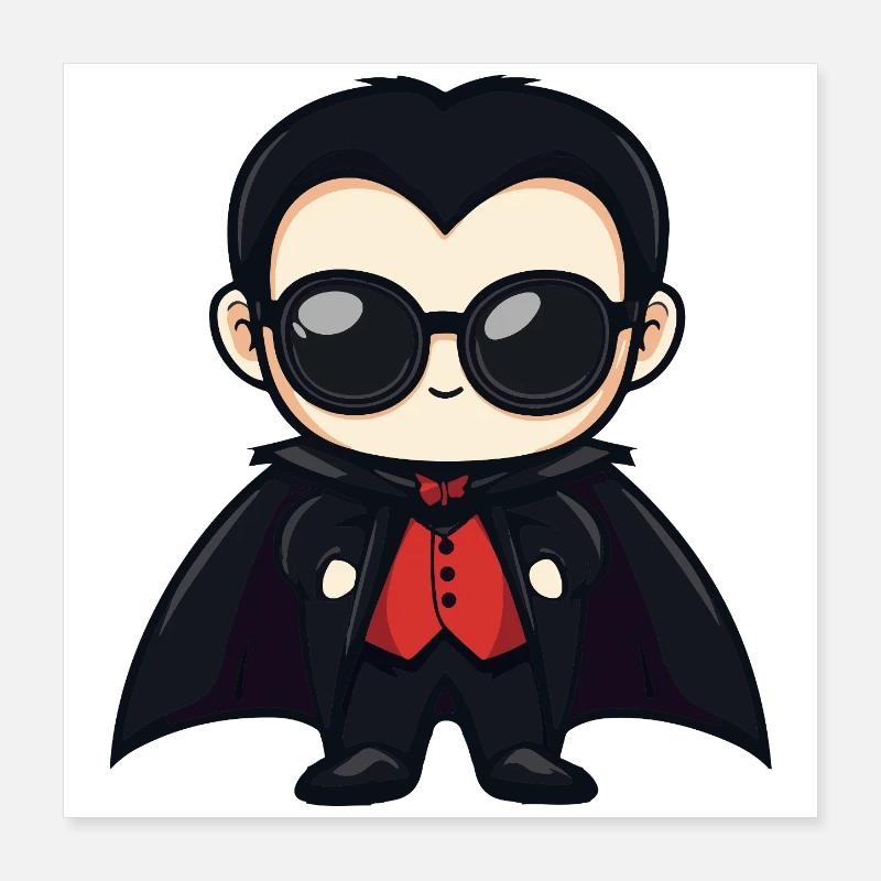 Vampire Halloween Poster 40 x 40 cm