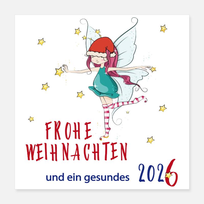 Merry Christmas Poster 16" x 16" (40x40 cm)