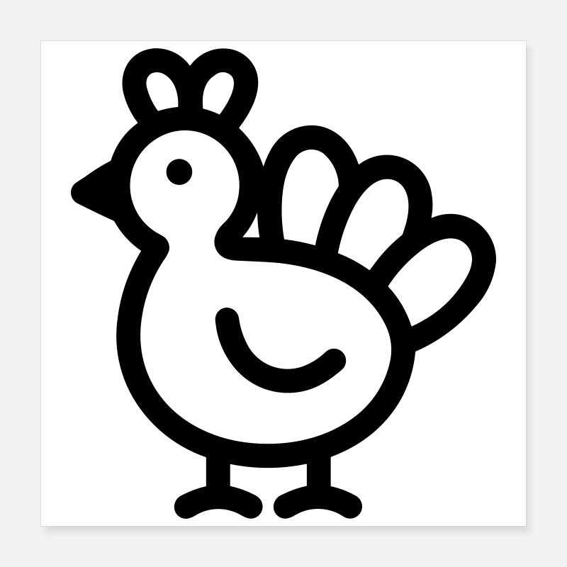turkey Poster 16" x 16" (40x40 cm)
