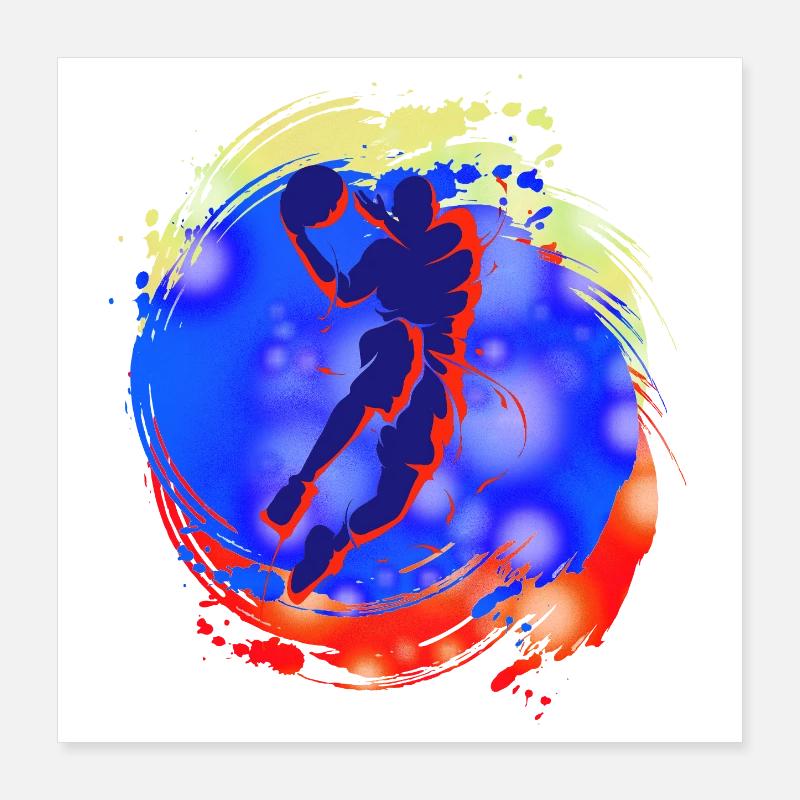 Basketball Poster 40x40 cm