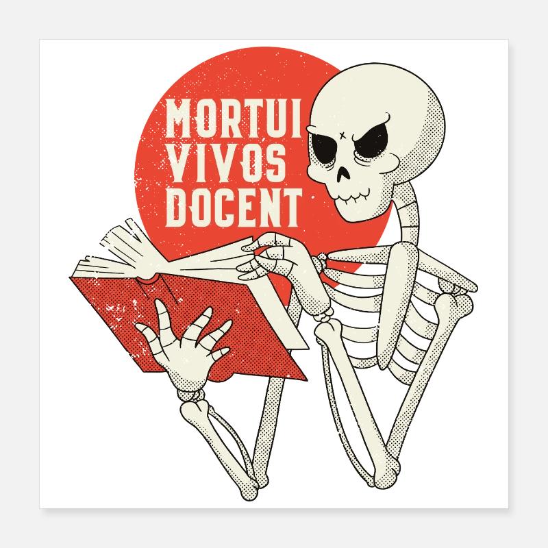 Mortui Vivos Docent Poster 16" x 16" (40x40 cm)