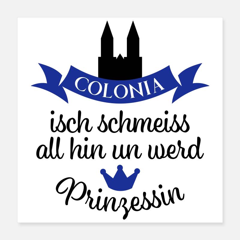 Kölner Karneval Poster 40x40 cm
