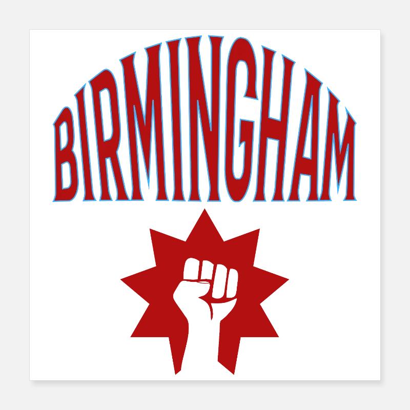 Birmingham Poster 40x40 cm
