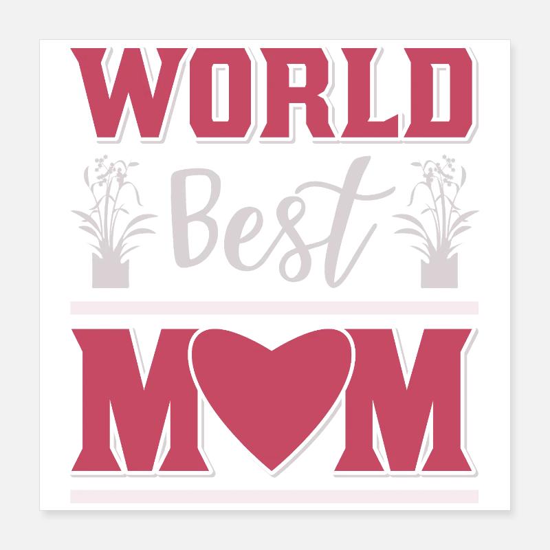 Weltbestes Muttertagsgeschenkhemd Poster 40x40 cm